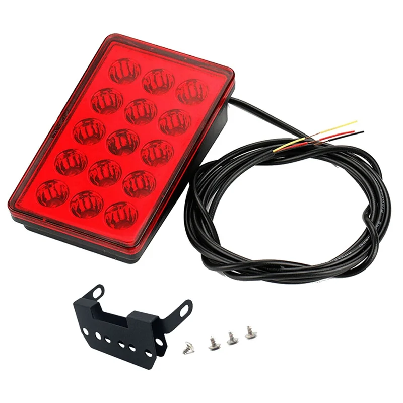 

Эффективный светодиодный автомобильный стоп-сигнал 15LED F1 Style Universal Shell Pilot Light Задний спойлер автомобиля Светодиодный стоп-сигнал Задний фонарь