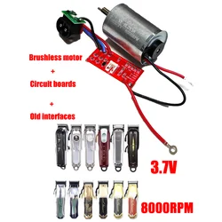 3.7V 8000RPM Brushless Motor Circuit Board for Men's Professional Hair Clippers Wahl 8148/8591/8504/1919/8509 Trimmer Accessorie
