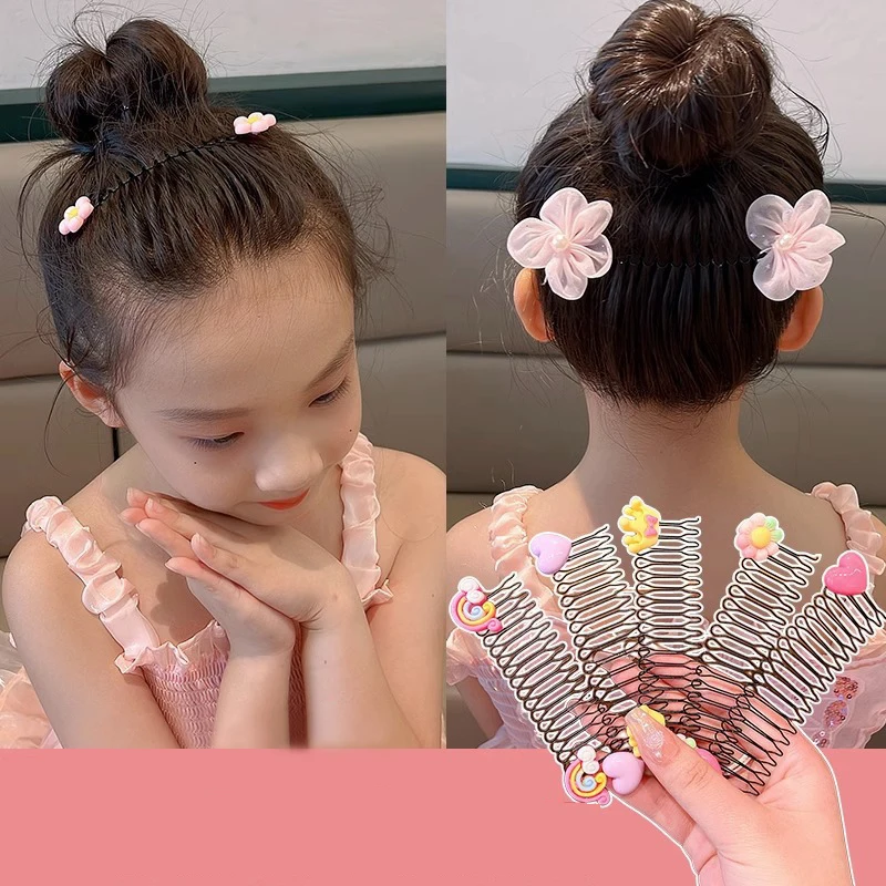 Children's Hair Shredder Hair Comb Cartoon Hair Clip Headdress Little Girl Hair Clip Bangs Finish Hair Shredder Comb Hair Comb