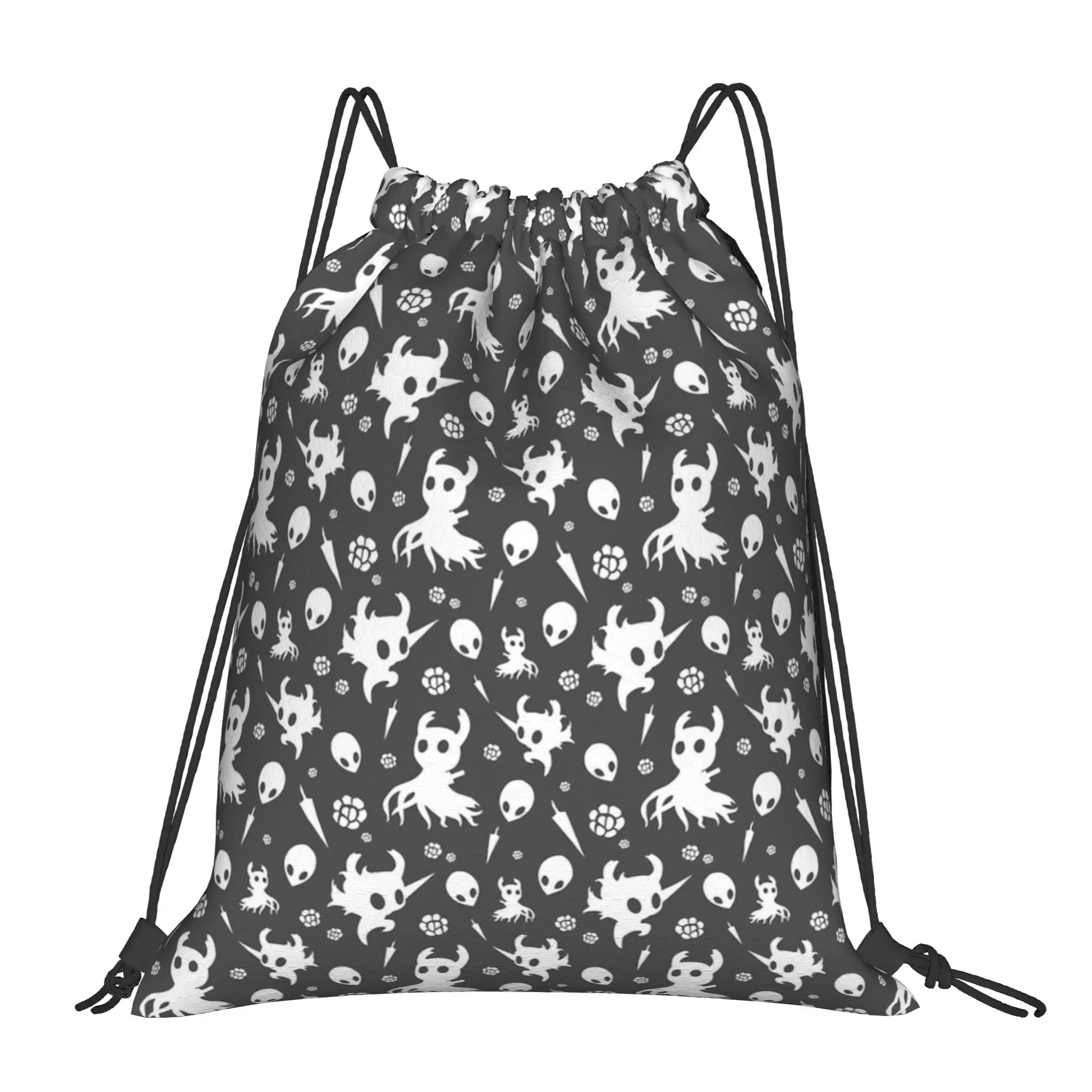 

Рюкзак-мешок с узором Hollow Knight, спортивный мешок для спортзала, водонепроницаемый, для походов