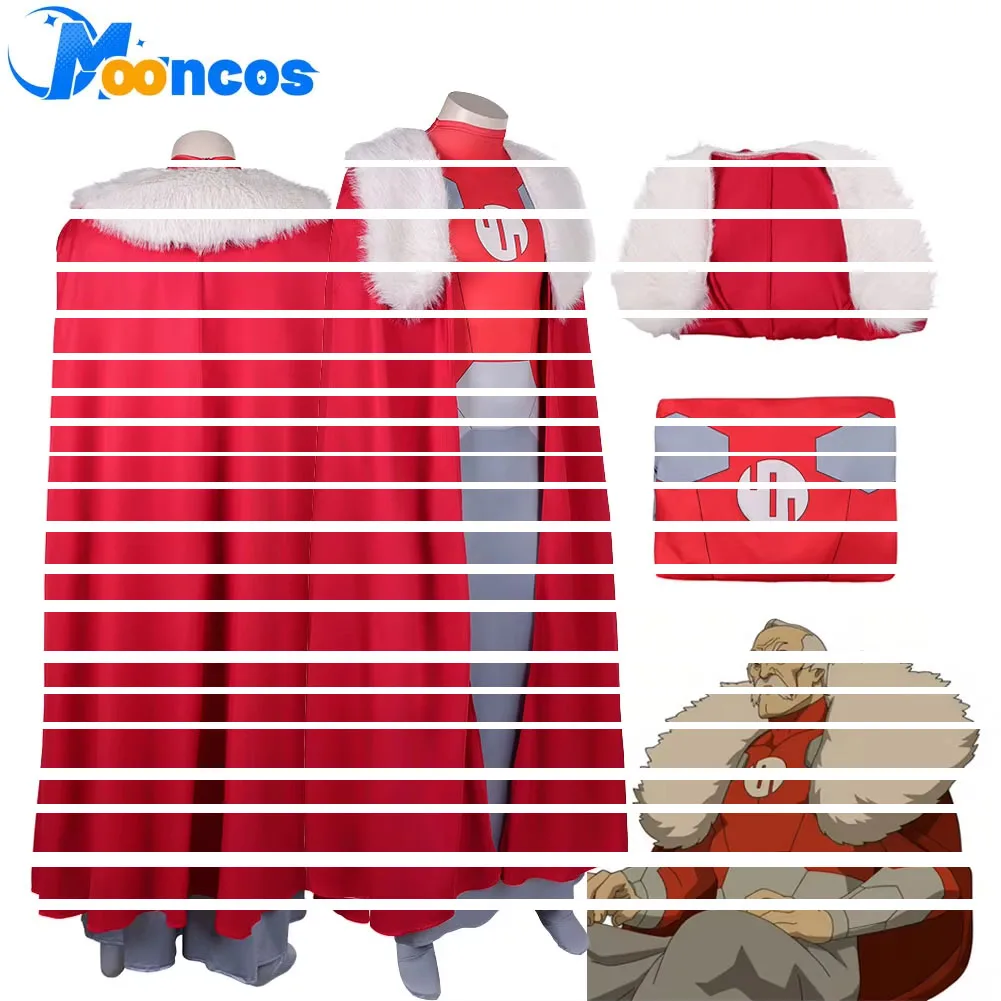 

Anime Invincible Emperor Argall Cosplay Costume Jumpsuit Cloak Men Fantasia Disguise Bodysuit Cape Halloween Carnival Party Suit