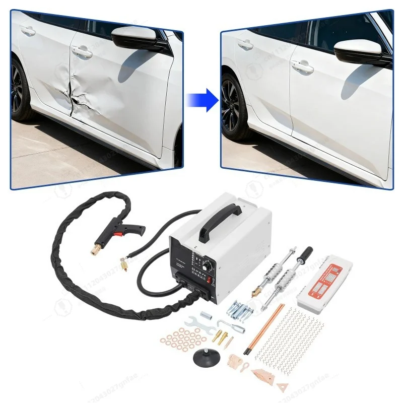 3KW Car Body Dent Repair Machine Spot Welder,3500Amp Universal Vehicle Dent Puller Dent Remover Non-Destructive Body Repair Tool