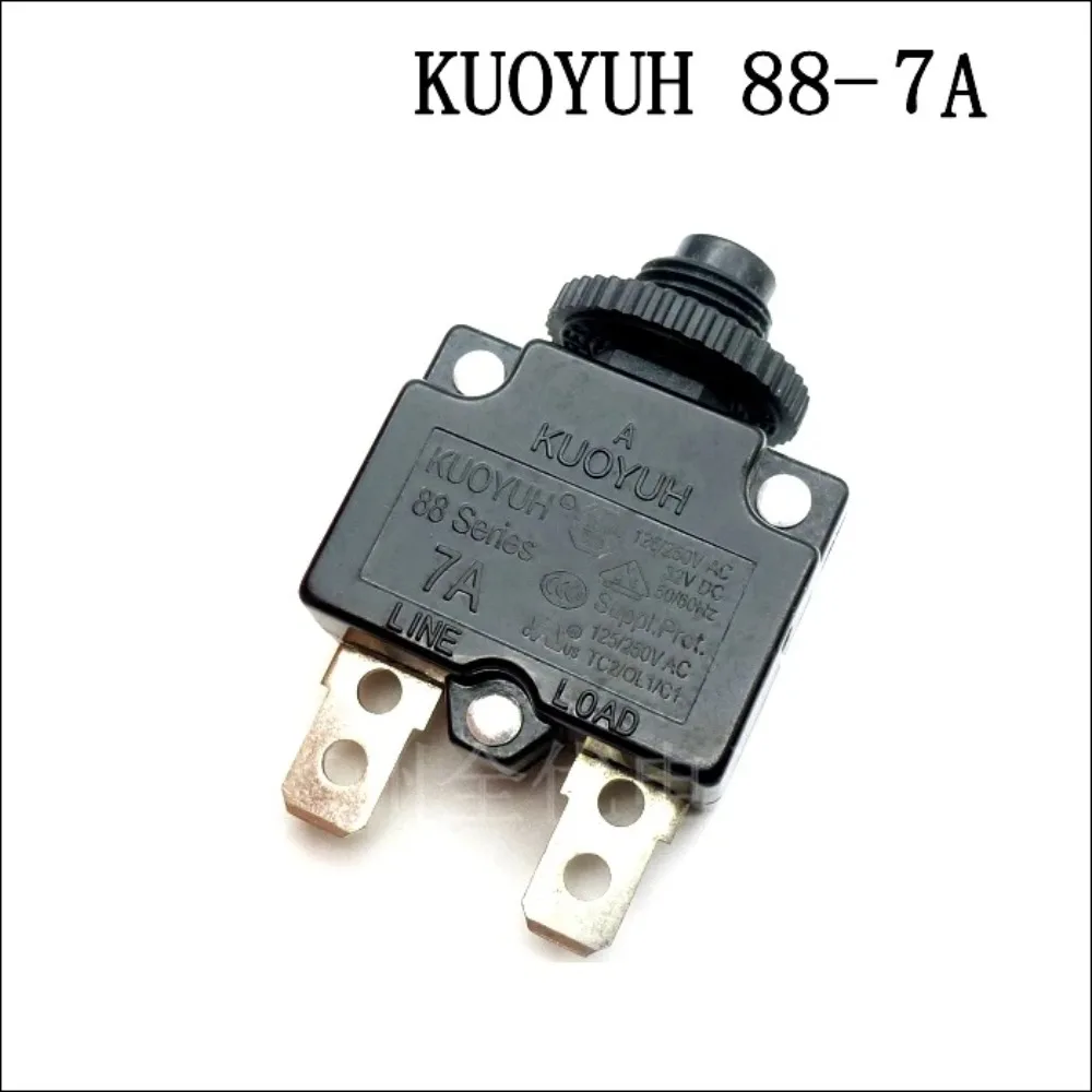 88 Series 7A Circuit Breakers KUOYUH Overcurrent Protector Overload Switch