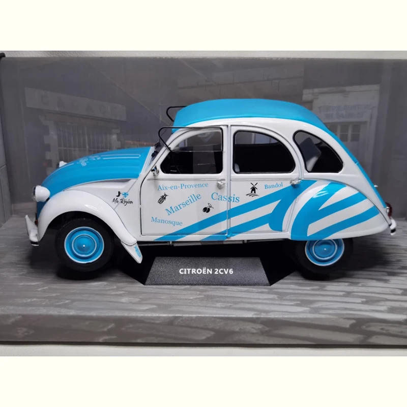 

SOLIDO 1/18 Scale CITROEN 2CV6 1982 Alloy Simulation Car Model Static Collection Decorated Holiday Gifts Toys Souvenir Gift