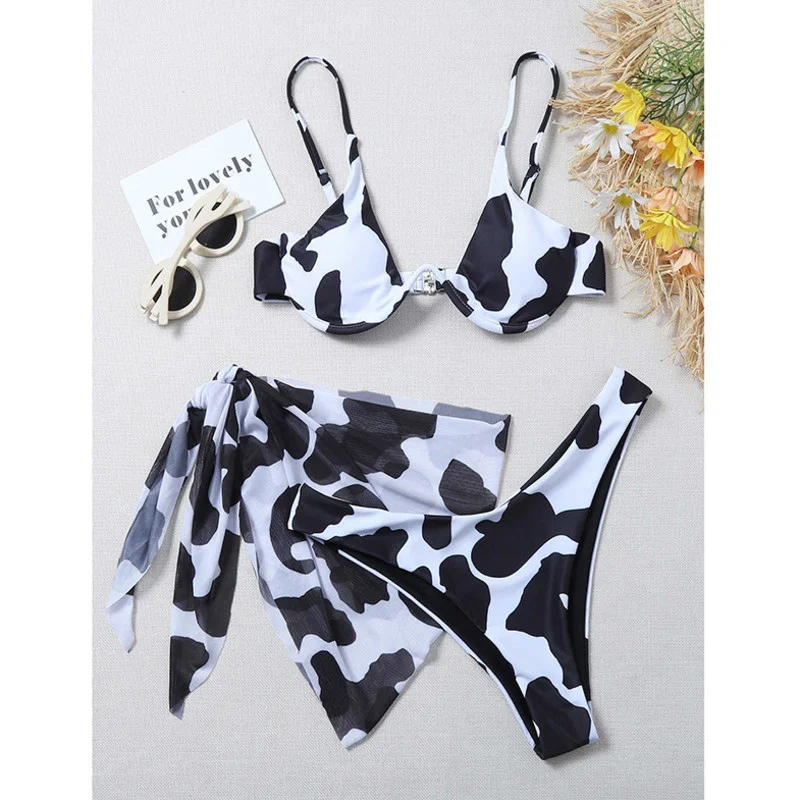 Sexy Bikinis Female Swimsuits Women's Three-Piece Swimwear Beach Swim Wear Bathing Suits Brazilian Bikini Set Pool Bather 2025