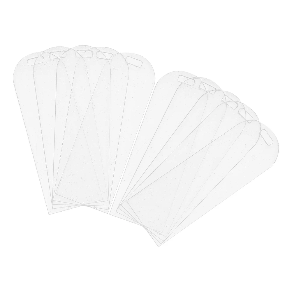 

30pcs Transparent Acrylic Bookmarks Clear DIY Craft Blank Supplies for Students Writers Readers Creative Gifts Decorative