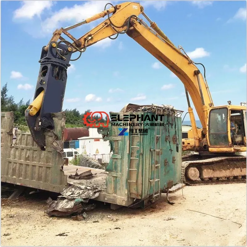 Multifunctional Long Life Metal Scrap Scissors Excavator Parts Economical Cheap Large Effective Powderful Hydraulic Eagle Shear