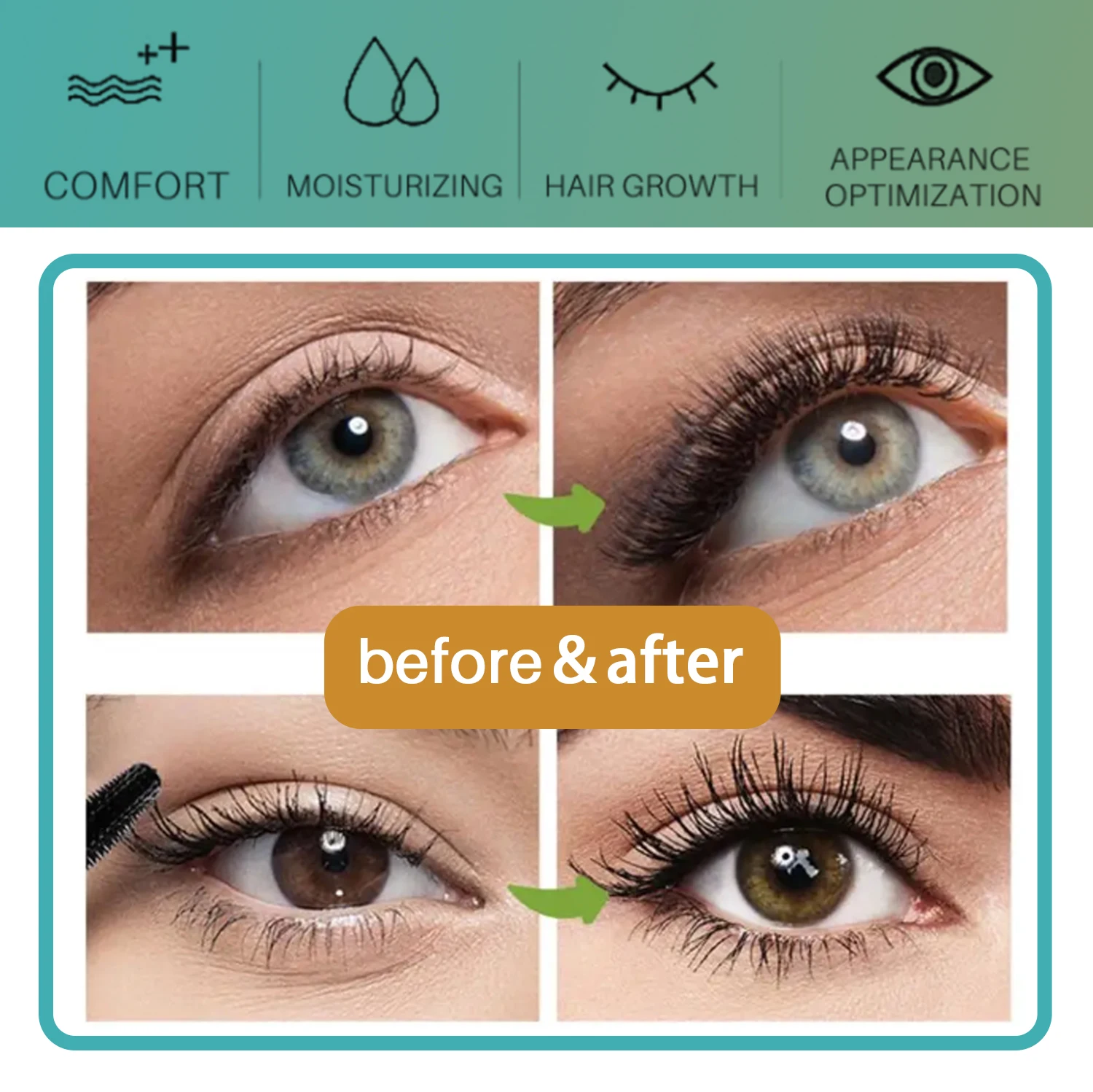 Wimper Snelle Groei Essentiële Olie Dikker Wenkbrauwen Lifting Wimpers Enhancer Langer Dikkere Verlenging Wimpergroei Producten