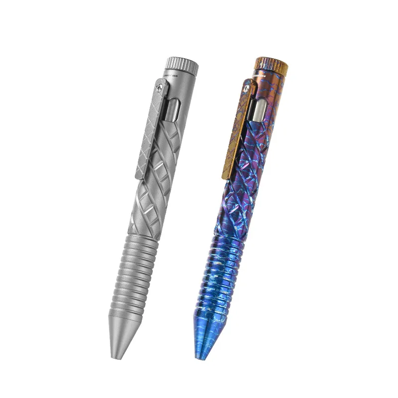 Multi-functional Stress-relief Gyro Titanium Alloy Tactical Pen Business Gift Portable Signature Fountain Pen EDC ZSB053