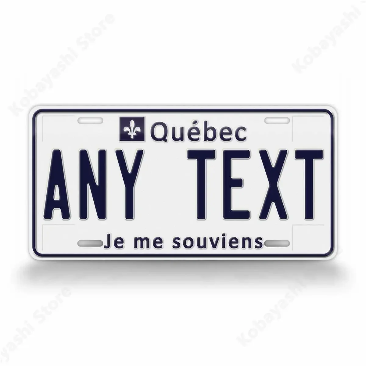 

Customized Quebec Canada License Plate Personalized Canadian Je Me Souviens Auto Tag