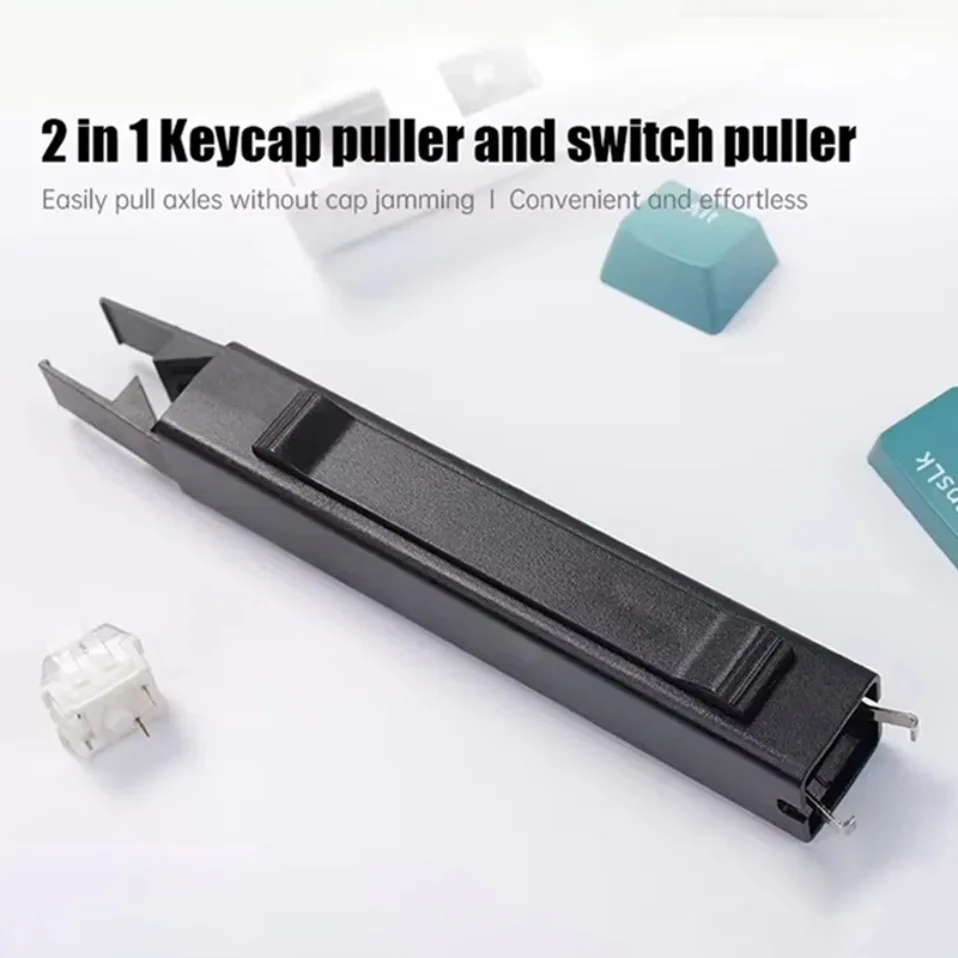 2 In 1 Keycap & Switch Puller Mechanical Keyboard Remover Tool DIY Cleaning Kit for Gaming Keyboard Switches Maintenance