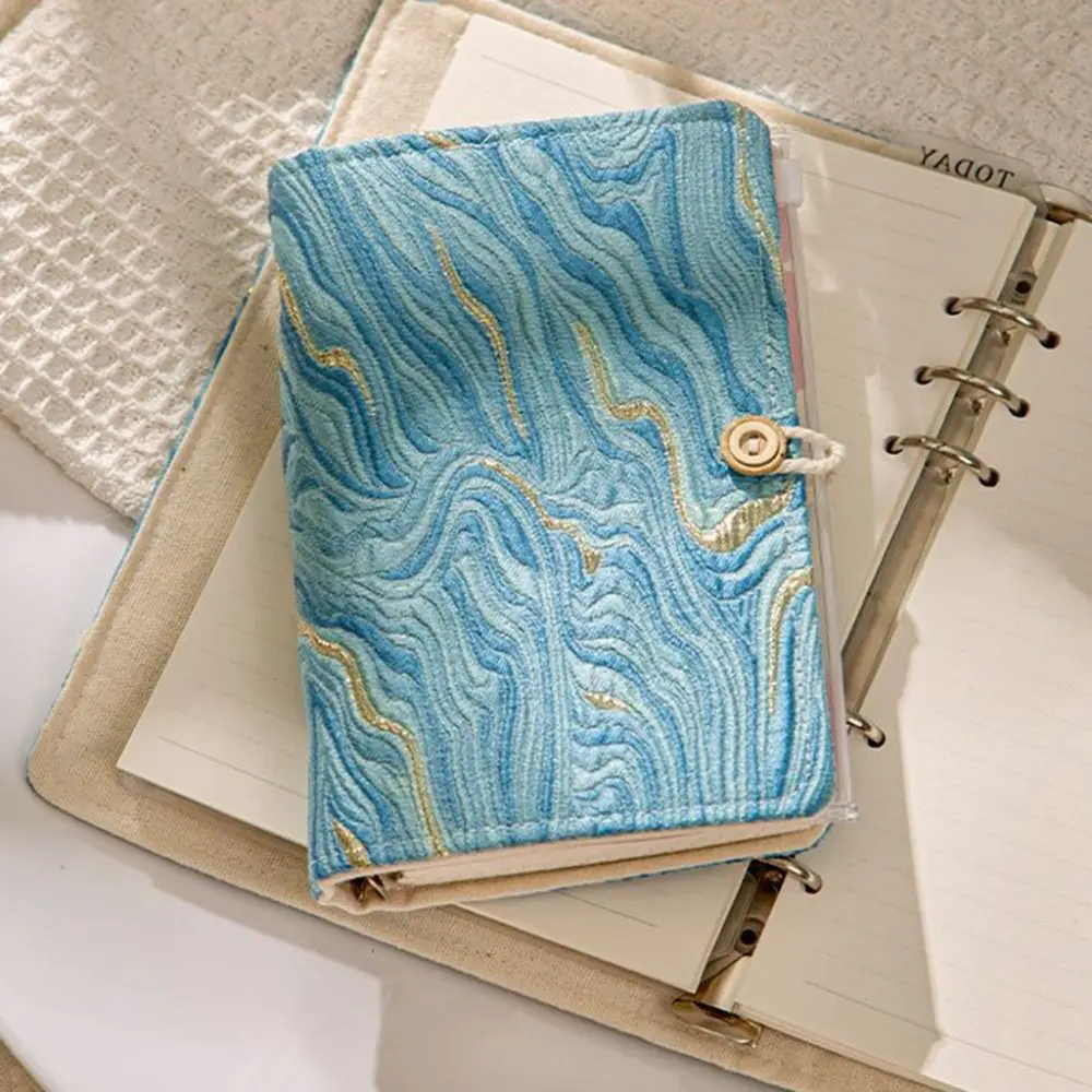 Diary Notebook A5 Fabric Art Notebook Soft Paper Retro Literary Notebook Durable Portable Sinicism Notebook Study