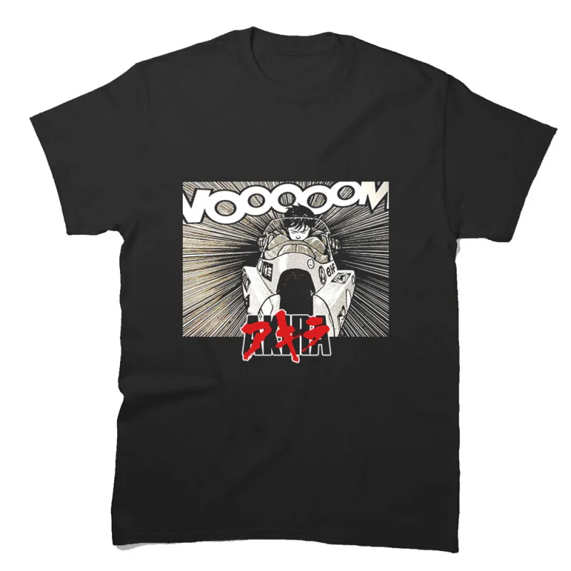 

0225 Vintage Akira Anime Gift T Shirt Cyberpunk Manga Neo-Tokyo City explosion Graphic clothes cyber mecha All size tops S-6XL