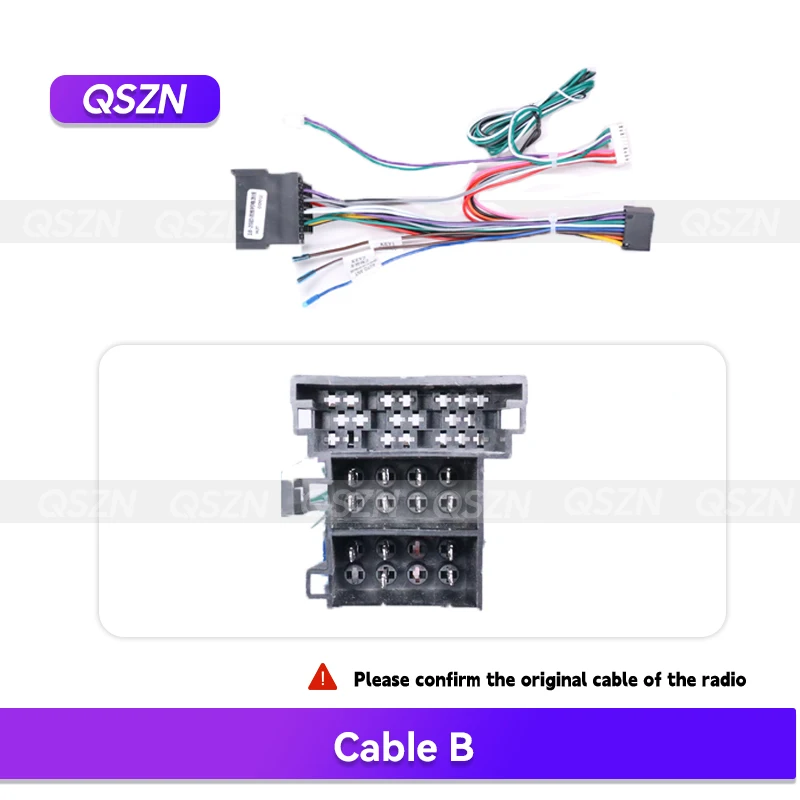QSZN Canbus Cable FOR IVECO DAILY 2014-2022 9Inch Car Radio Fascias Dashboard Panel Frame 2 Din DVD Android Player Trim Kit