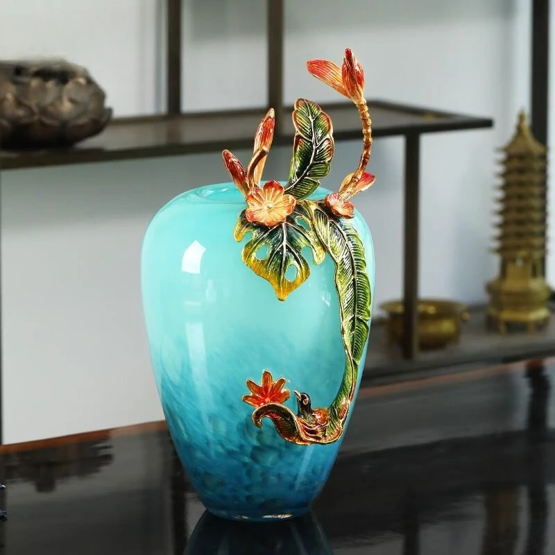 Vaso portafiori soggiorno studio armadietto del vino decorazione della casa