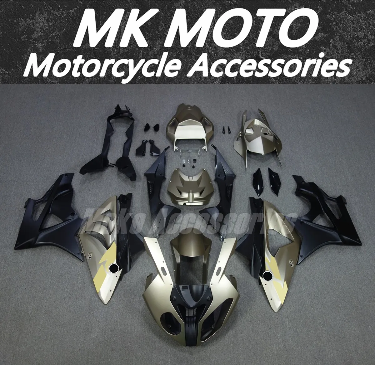 Fairings Kit Fit For S1000rr 2009 2010 2011 2012 2013 2014 Bodywork Set injection Black Gold Copper