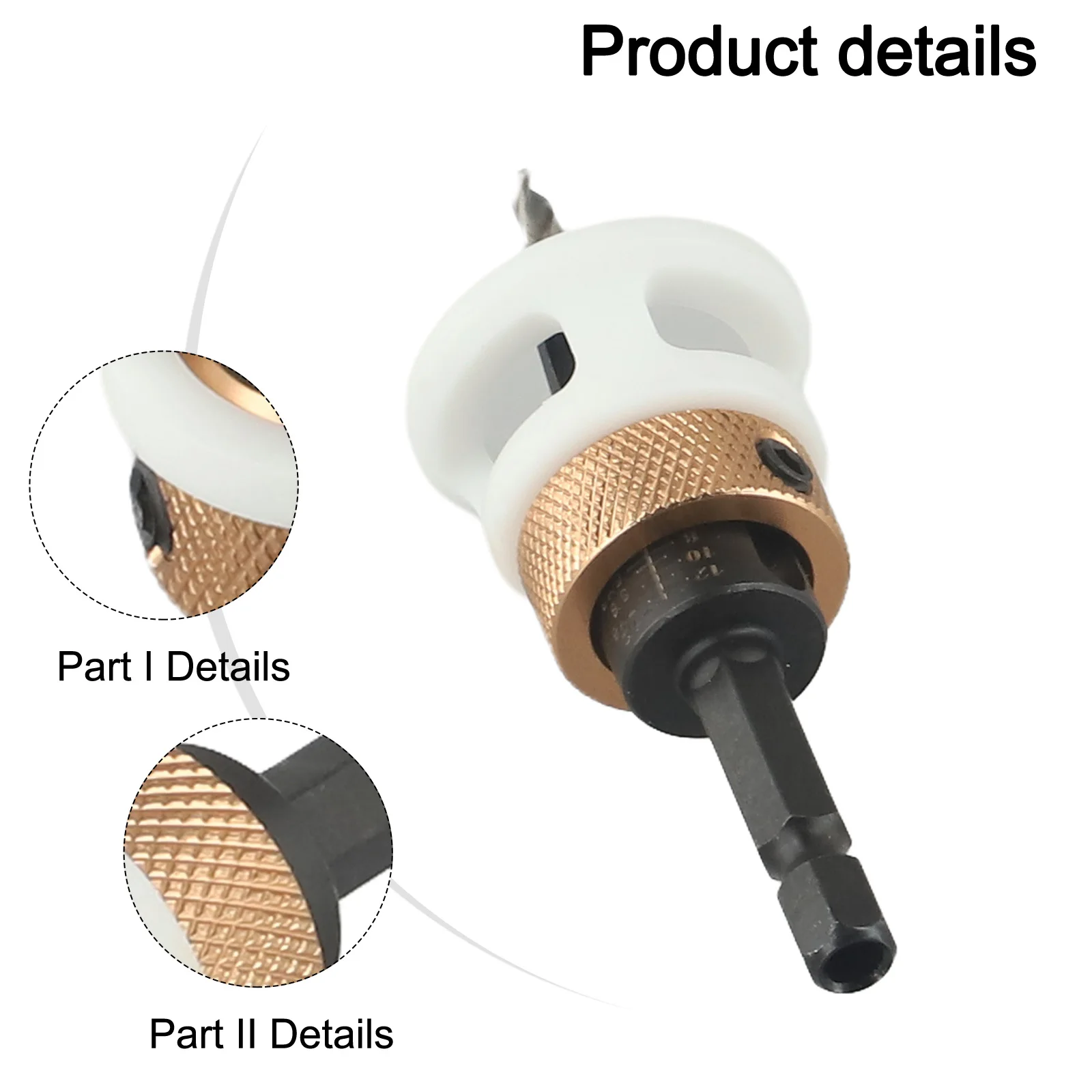 Depth Stop Drill Bits Adjustable Countersink Drill Bits DIY Drilling Woodworking Projects 3.2*8mm Drill Excavator
