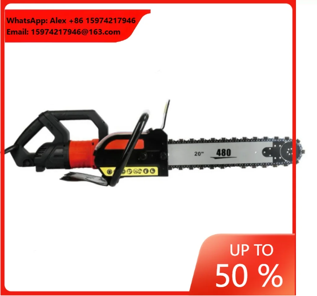 High Quality Low Price Hand-Held Concrete Cutting Chain Saw Machine 220V Engine Gear Machinery Diamond Blade Chain Saw