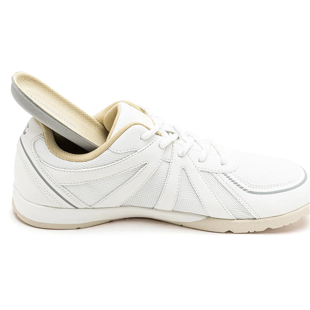HOBIBEAR Barfuß-Laufschuhe mit breiter Zehenbox, Unisex Cross-Training-Sneaker, klassische Retro-Schnürschuhe – Detail 4