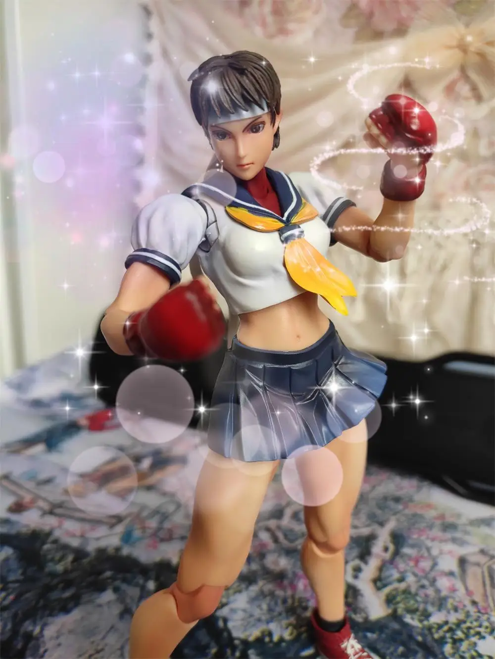 For Sale Combat Fighter The Street Sakura Game Player Model Full Set 8” Model For Body Action Collectable