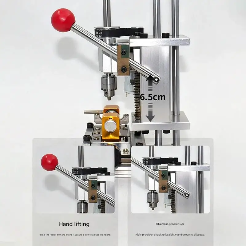 Household-grade Small  with Bodhi Seeds Ivory Pearls Crystal Jade Agate Amber Beeswax-Electric Woodworking Bench Drill