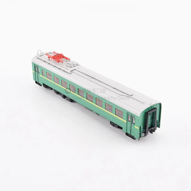 Carro locomotor soviético ER2 JLKN015, modelo de tren de plástico, colección estática, regalos de vacaciones decorados, escala 1/87