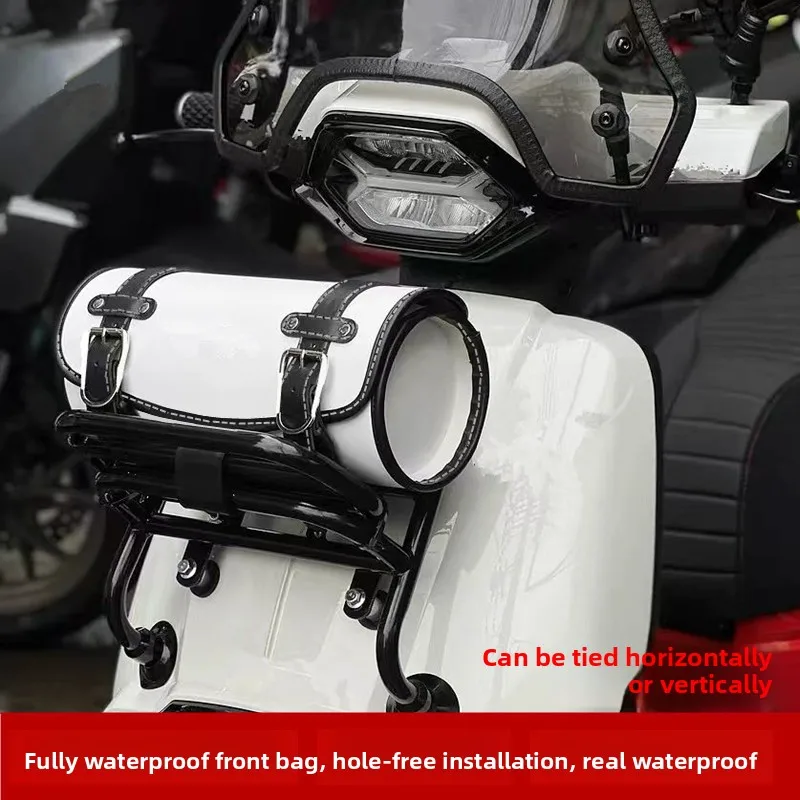 

Подходит для Honda NS125LA, сумка на переднее крыло NWF125, сумка на переднюю и заднюю стойку, ретро-сумка для модификации скутера, водонепроницаемая подвесная сумка
