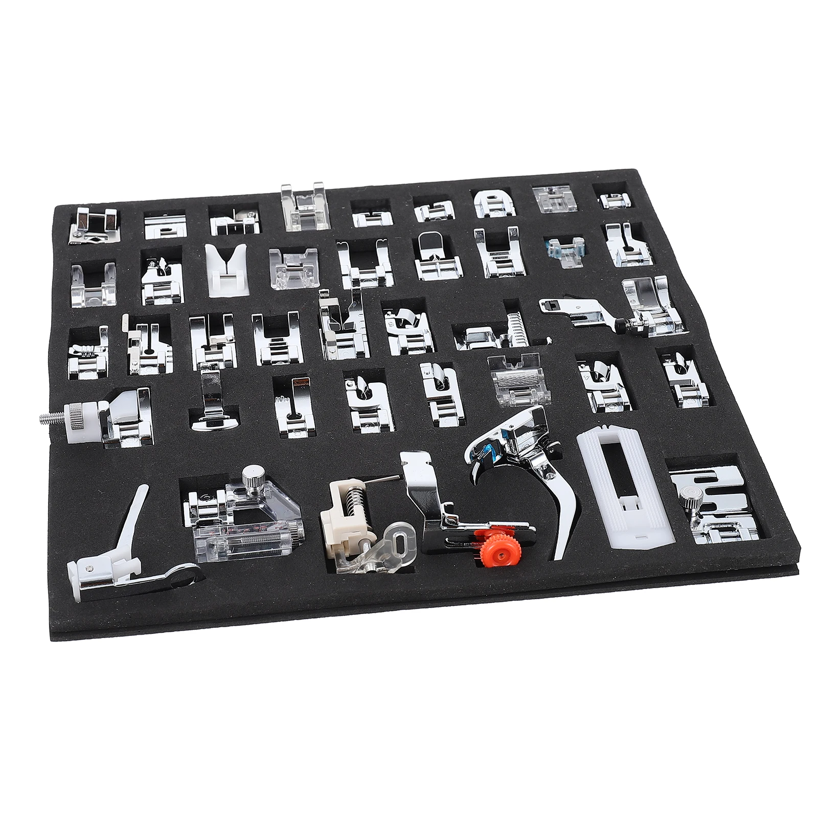 

Sewing Machine Presser Feet Stainless Steel Quilting Metal Stitching Feet Lightweight Household Machines