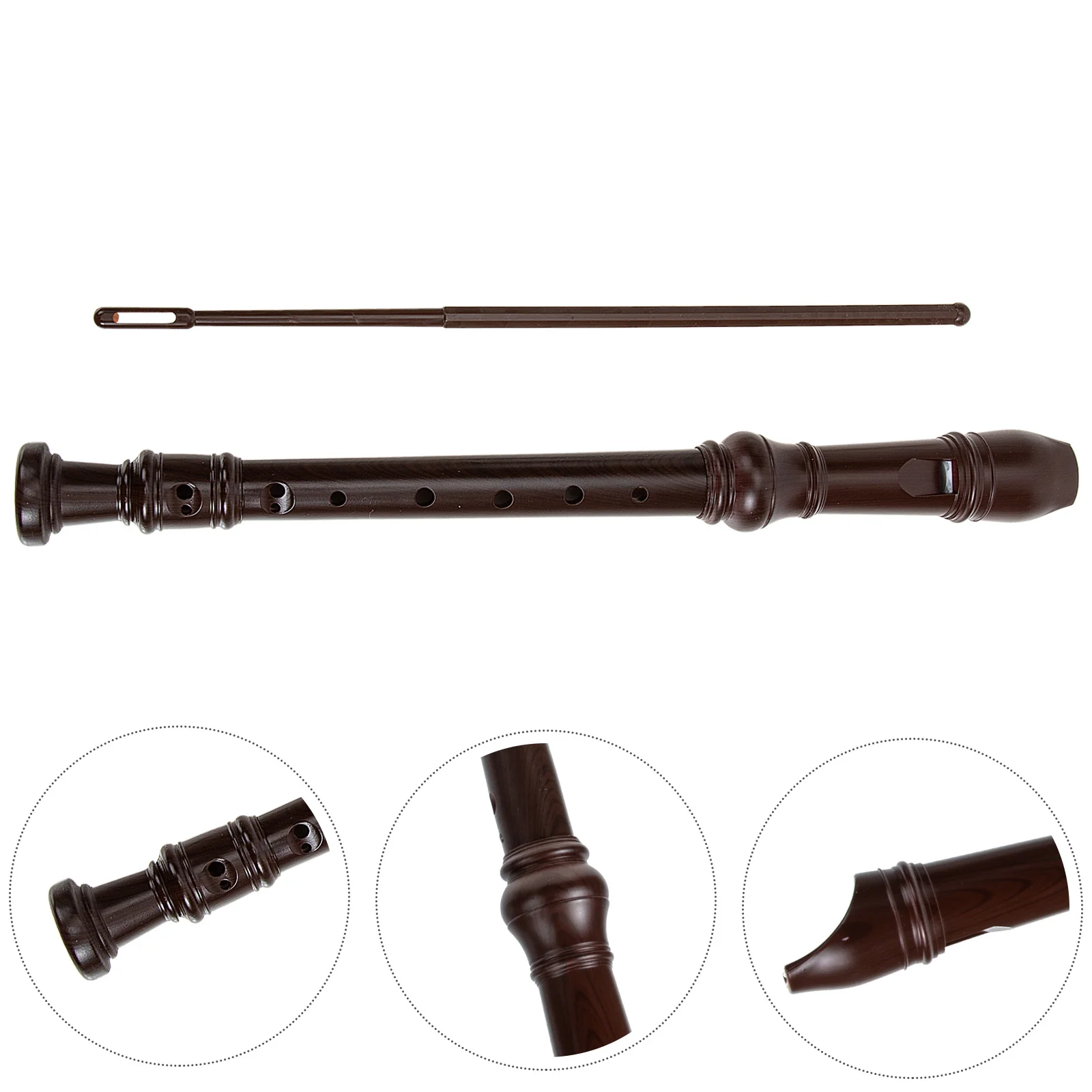 

1 Set C Key 8-Hole High Pitch Clarinet German Style Plastic Wind Instrument For Beginner Kids Musical Teaching Aid Educational