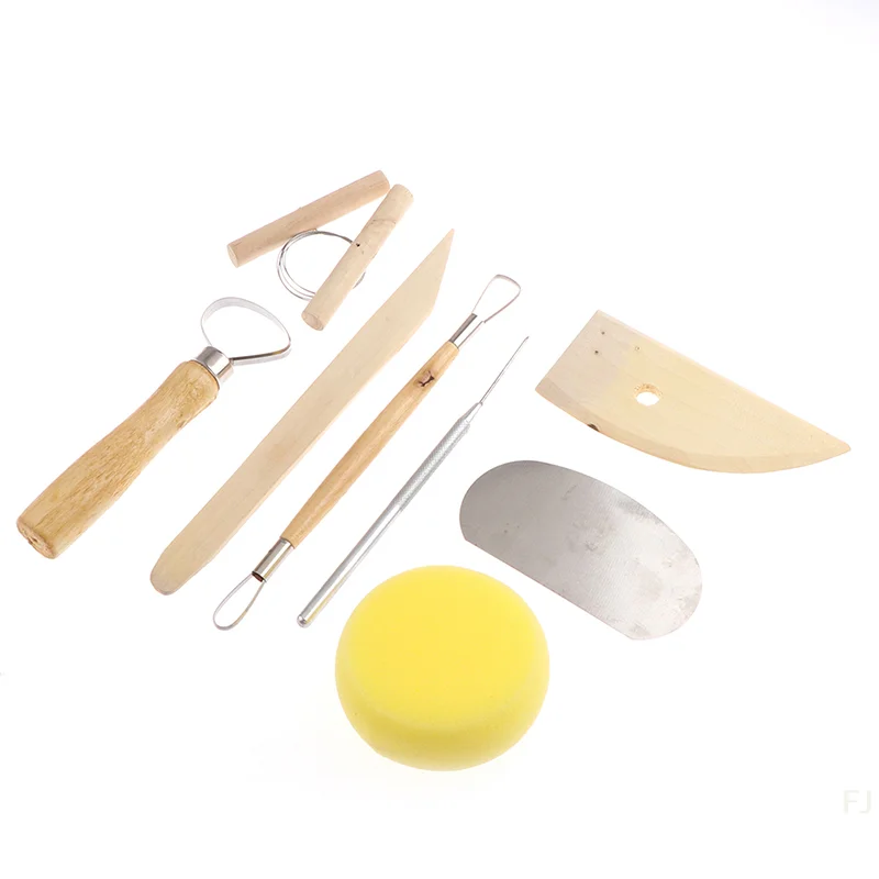 [YU]8Pcs/set Pottery DIY Tool Clay Molding Ceramics Molding Tools Artwork Kit