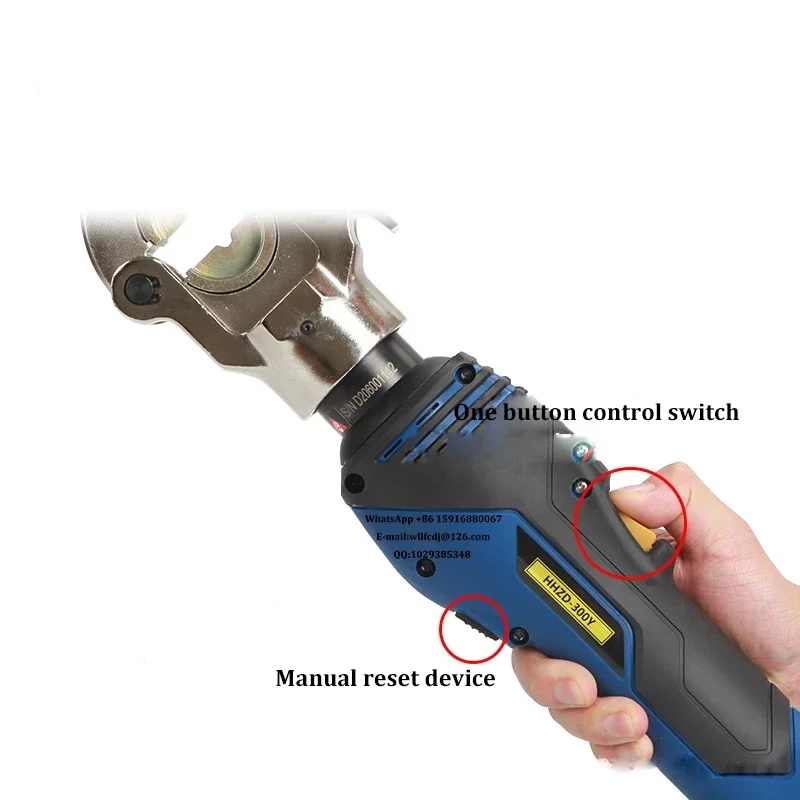 7T Portable electric hydraulic crimping pliers copper and aluminum wire crimping tool battery pipe joint tool