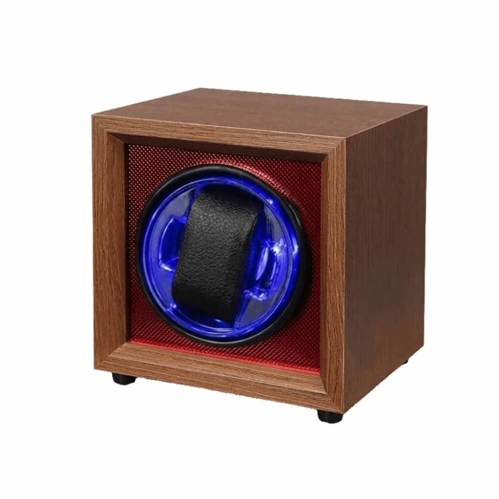 Remontoir de montre automatique à alimentation USB, boîtier en bois, moteur silencieux, boîte rotative pour montre, position unique, entièrement automatique