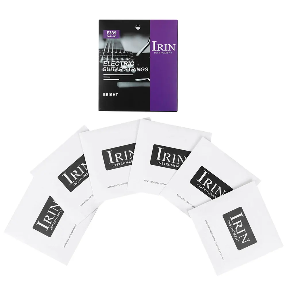 

6pcs Electric Guitar Strings Nickel Steel Long Life Steel Guitar Strings Vibrant Tones Acoustic Supplies Parts Replacement