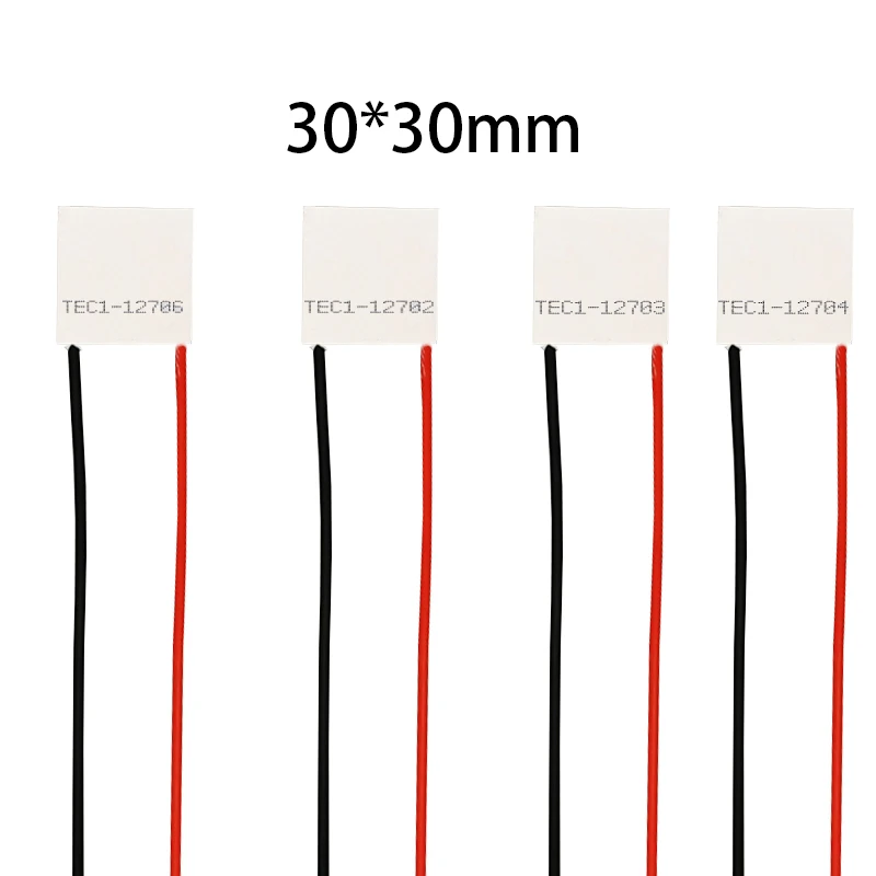 30*30mm DC15V TEC1-12701/12702/12703/12704/12705/12706 Refrigeration Peltier Heatsink Cool Chip Semiconductor Chilling Plate