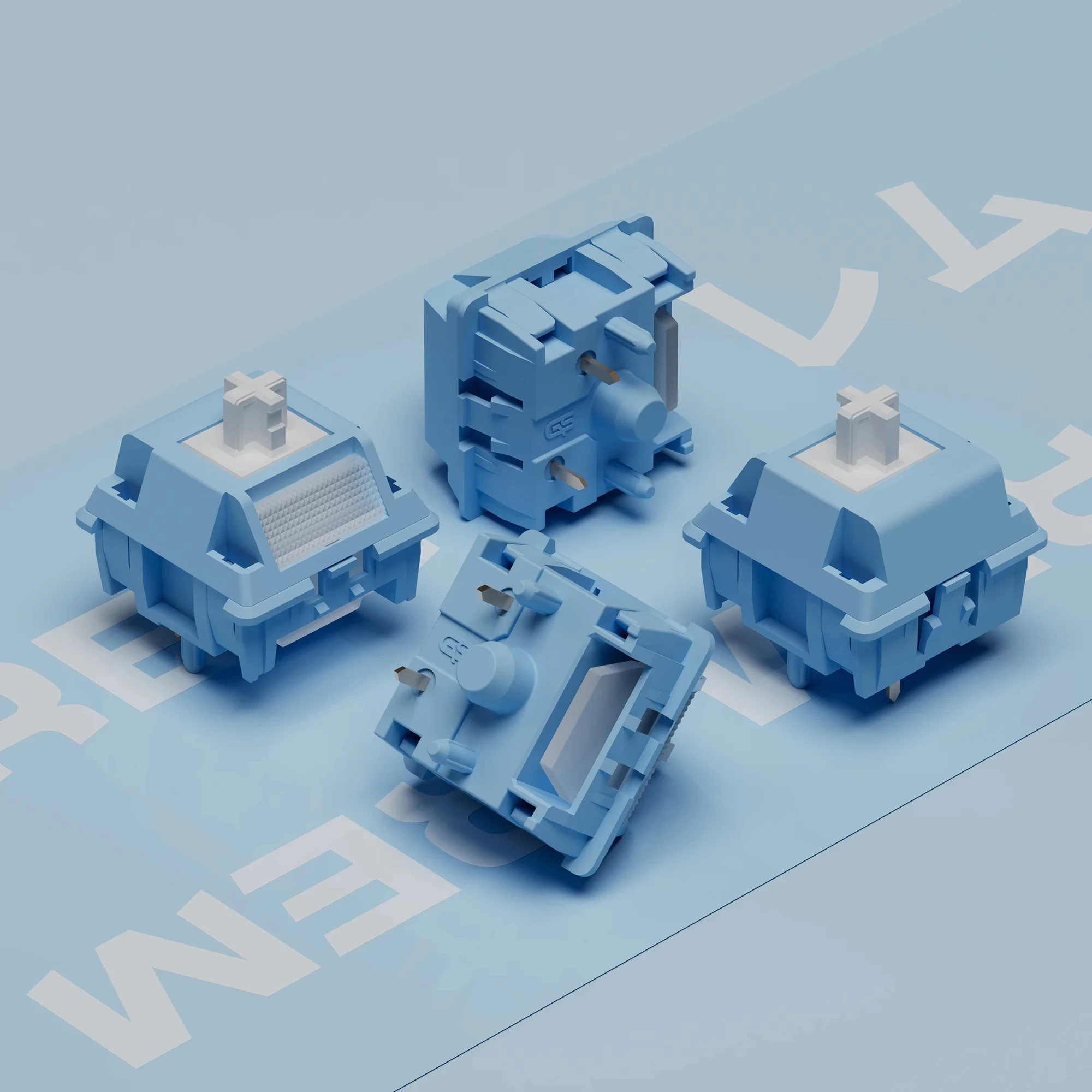 G-Square Re:0 Ram/Rem/EMT/Beatrice مفتاح خطي كتم الصوت للوحة مفاتيح الألعاب الميكانيكية مفاتيح Mx المخصصة GK64 GMK67 KT68 #6