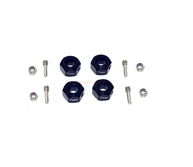 

RC 1:10 Aluminum Alloy Hex Adapter(12mm*7MM) for ARRMA GRANITE/BIG ROCK Black