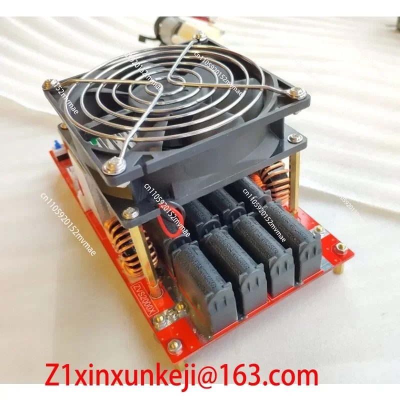 2000W High Power ZVS High Frequency Induction Heating Machine, Quenching, Smelting, DC Welding Machine Power Supply