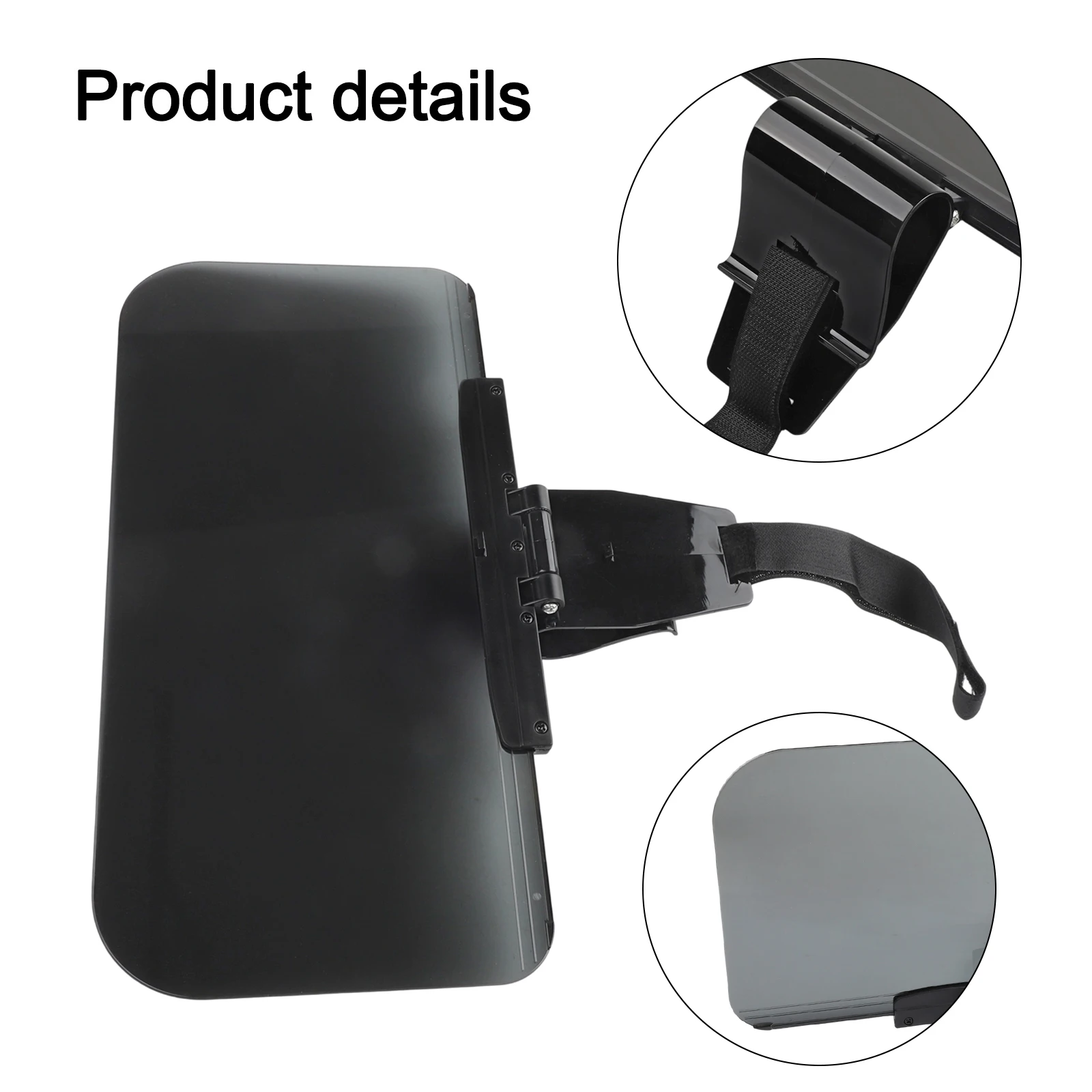 

Регулируемый солнцезащитный козырек с антибликовым покрытием, экономия места для вождения, износостойкий материал, солнцезащитный козырек для транспортных средств