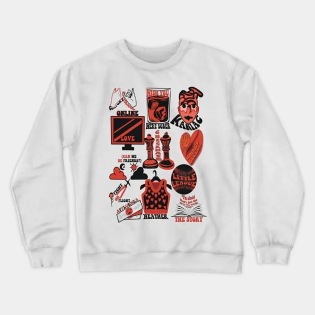 

Осенне-зимний стиль Pop — культура — толстовка с коллажем, разнообразные графические элементы для модного и ностальгического образа