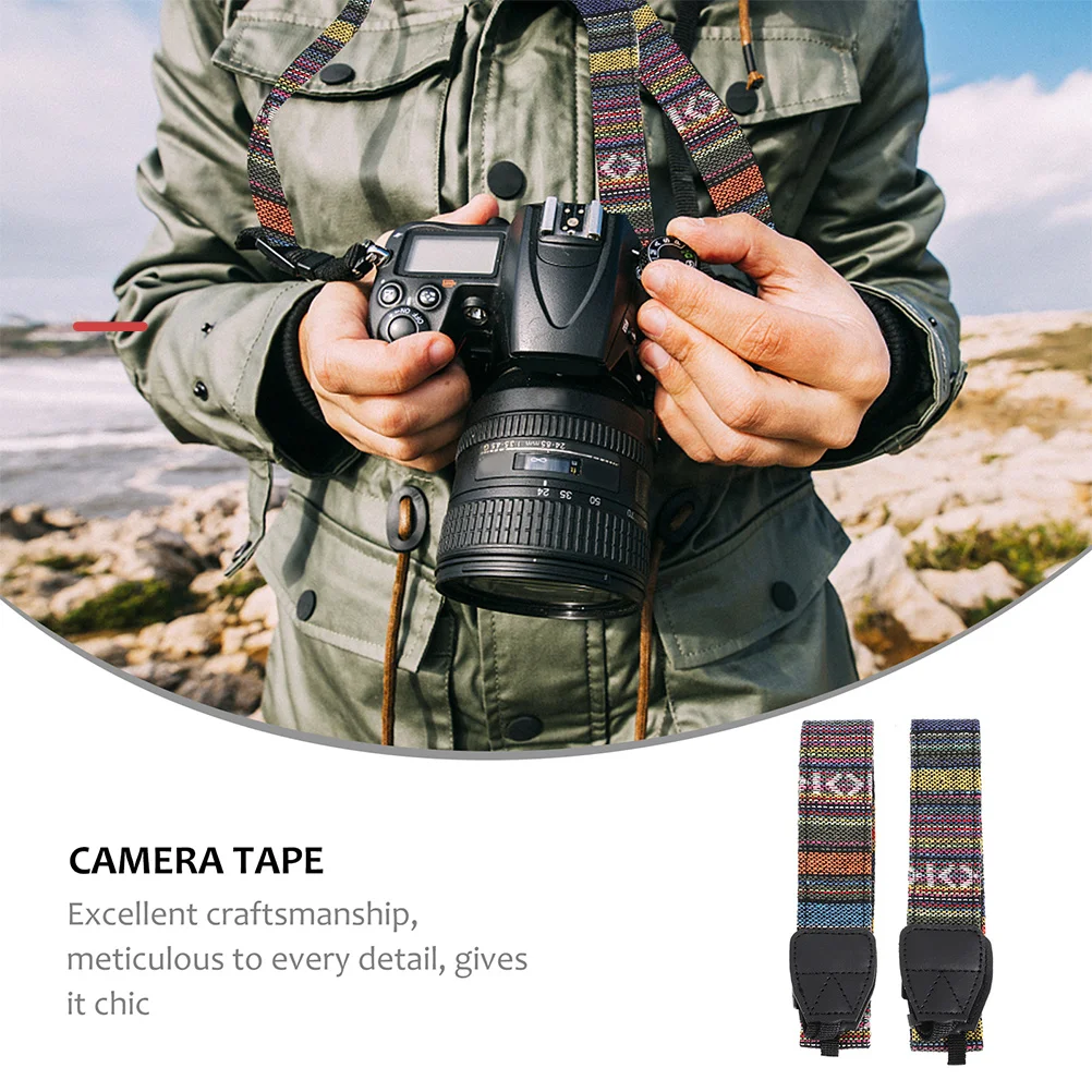 

Camera Strap Durable Sturdy Stitching Neck Shoulder Sling for Dslr Cameras Comfortable Relief Neck Pain