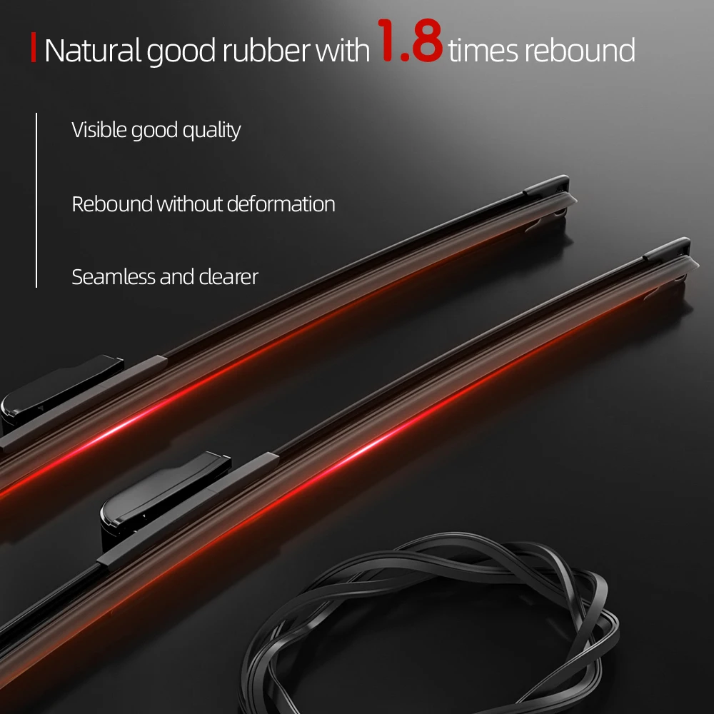 1 Satz vorne und hinten Scheibenwischerblätter Scheibenwischer für Peugeot 207 Schrägheck 2006–2014 2007 2008 2009 2010 Zubehör