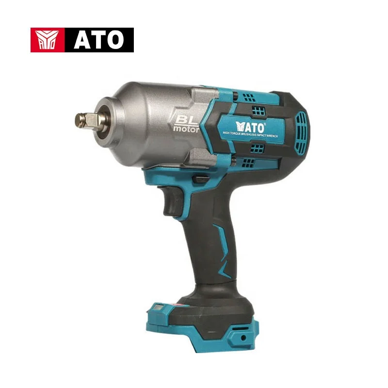 Power Tools Lithium Battery Brushless Cordless Impact Wrench 1/2 or 3/4 1300NM High Torque Electric Impact Wrench