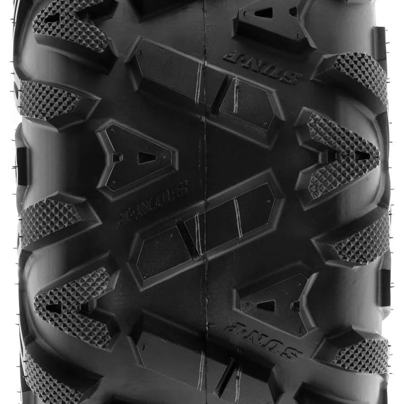 مجموعة الدراجات النارية والرياضات القوية مكونة من 2 إطارات SunF A033 Power.I AT 25x10-12 ATV UTV للطرق الوعرة لجميع التضاريس، 6 طبقات بدون أنابيب US (المنشأ) #3