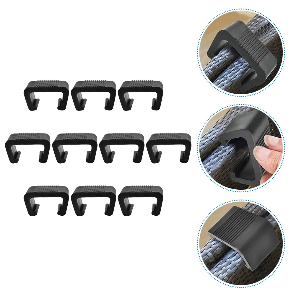 

10 Pcs Furniture Clip Sofa Module Fasteners Patio Clips Wicker Chair Rattan Clamps Plastic Garden Outdoor