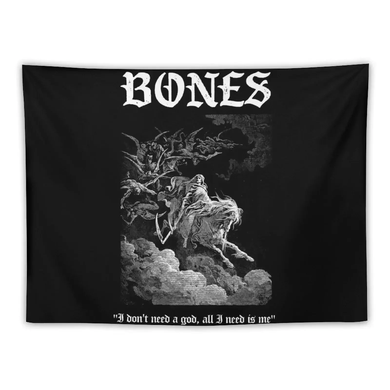 

BONES Tapestry Home Decor Aesthetic Carpet Wall Decorations For Your Bedroom Tapestry