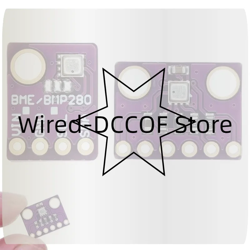3in1 BME280-3.3V BMP280-5V Digital Barometric Pressure Altitude Sensor I2C/SPI High Precision Humidity Temperature Module