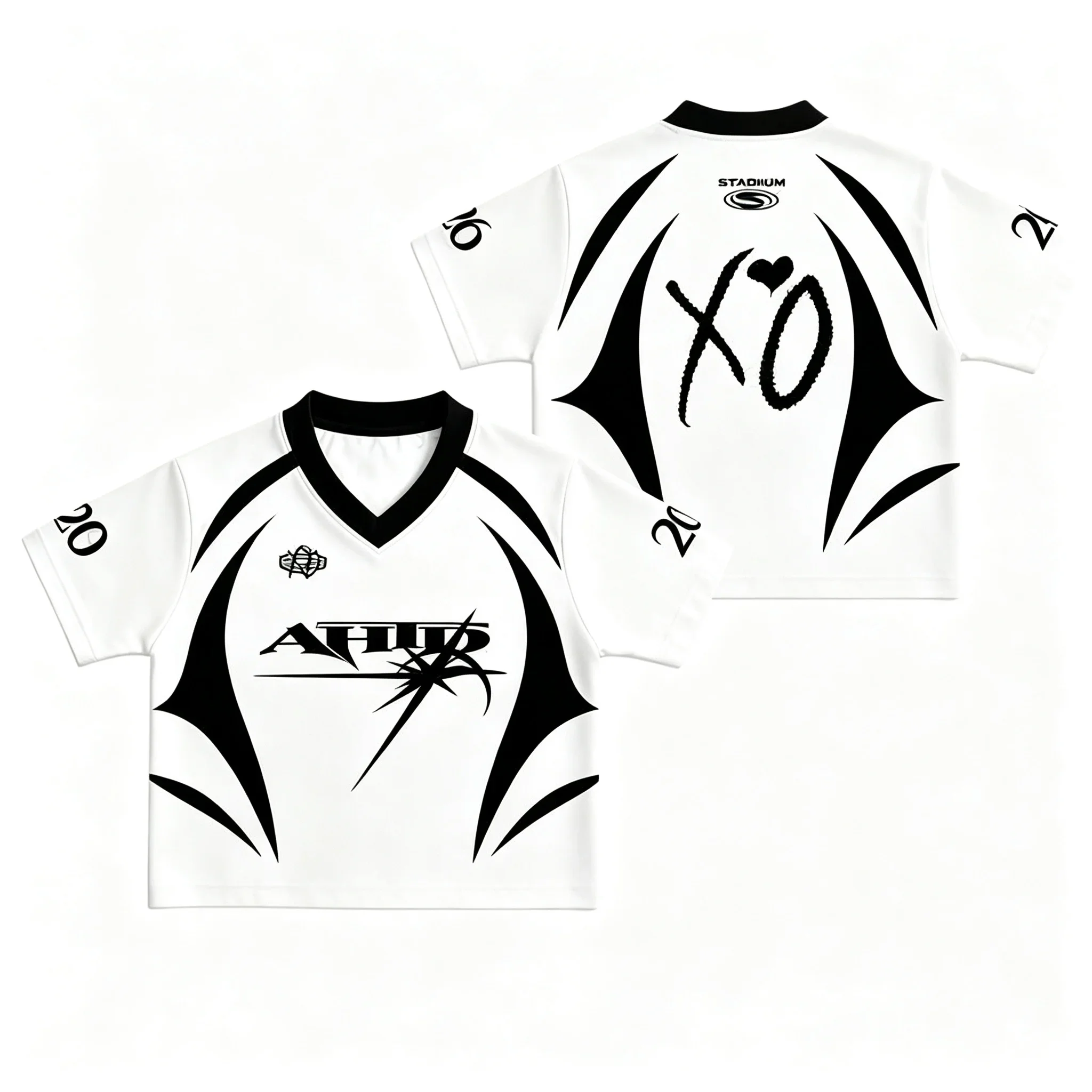 2026 World Tour T-shirt The Weeknd Evening To Dawn V-neck Fashion Street Style Fan Gift T-shirt Trendy Casual Styletops