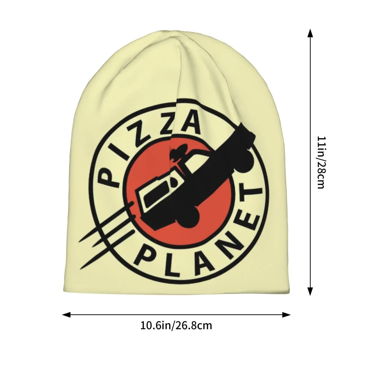 Men Women Pizza Planet Chemo Beanies Caps Accessories Fall Winter Headwear Vintage Logo Bonnet Knitting Hats Best Gifts Idea