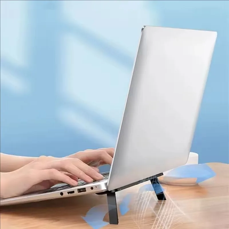 Universal Laptop Riser Stand for Macbook Pro Air 13 15 Lenovo Samsung Notebook Cooling Pad Invisible Laptop Bracket Stands