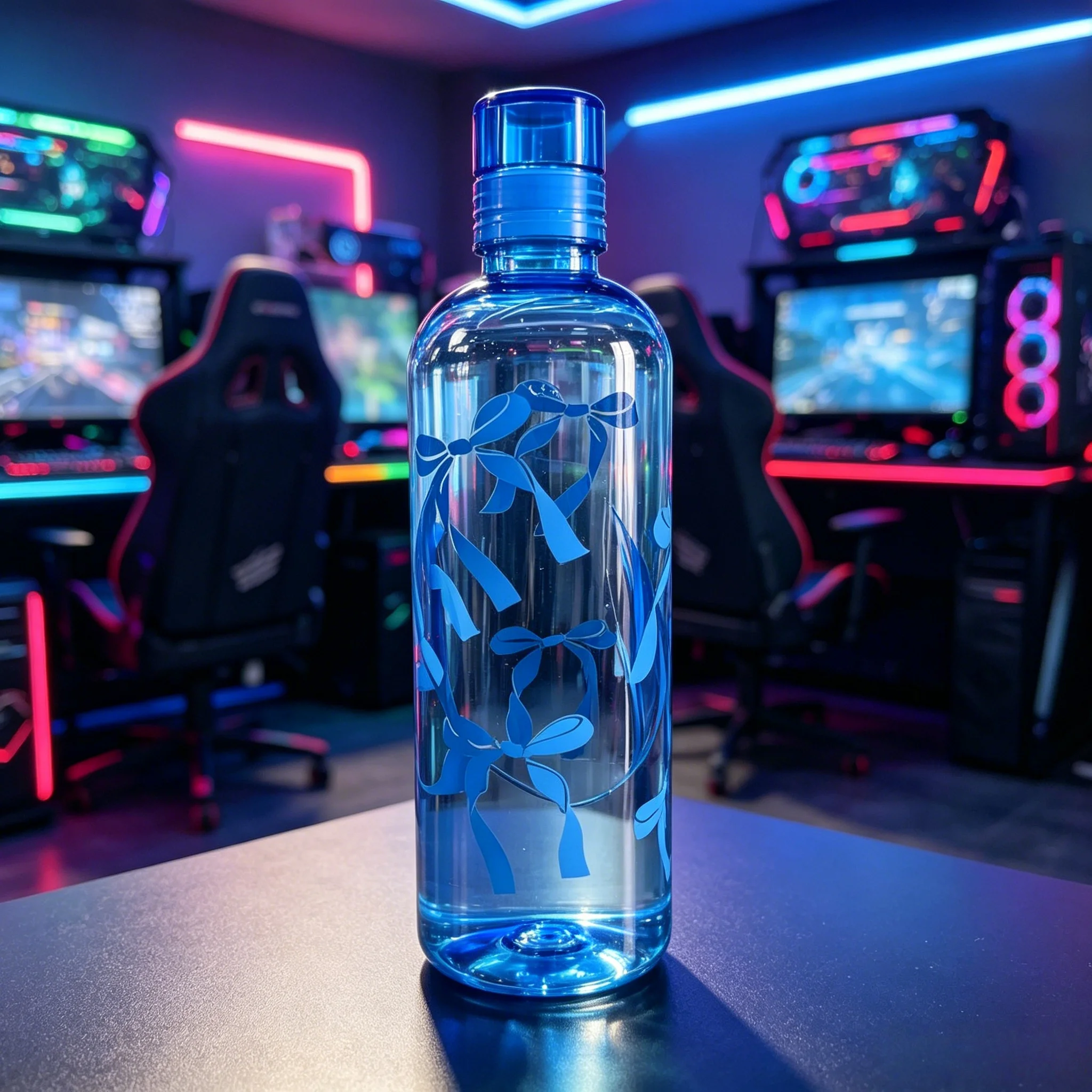 Drinkware 750ml Water Bottle Plastic Large Capacity Water Cup Bowknot With Time Scale Plastic Cups Juice Milk view 5